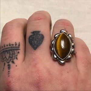 Tiger’s Eye & Sterling Ring